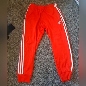 Red Adidas Track Pants